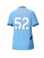 Billige Manchester City Oscar Bobb #52 Hjemmedrakt Dame 2024-25 Kortermet